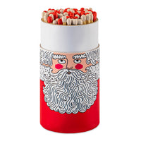 Santa | Large Cylinders - Christmas Safety Matches 🎄