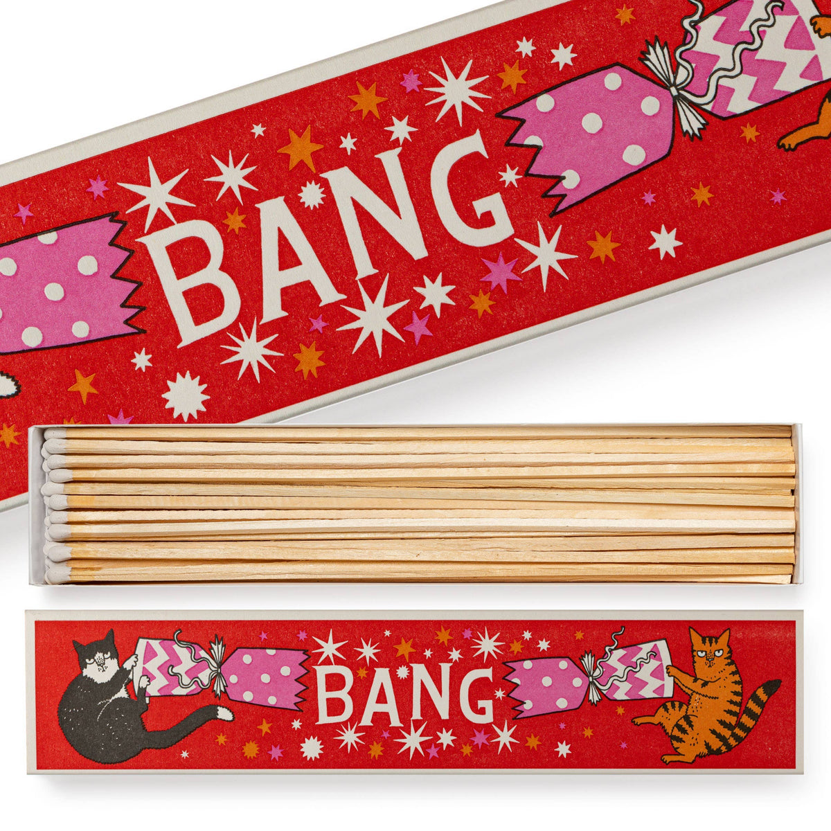 Cracker Cats | Long - Christmas Safety Matches 🎄