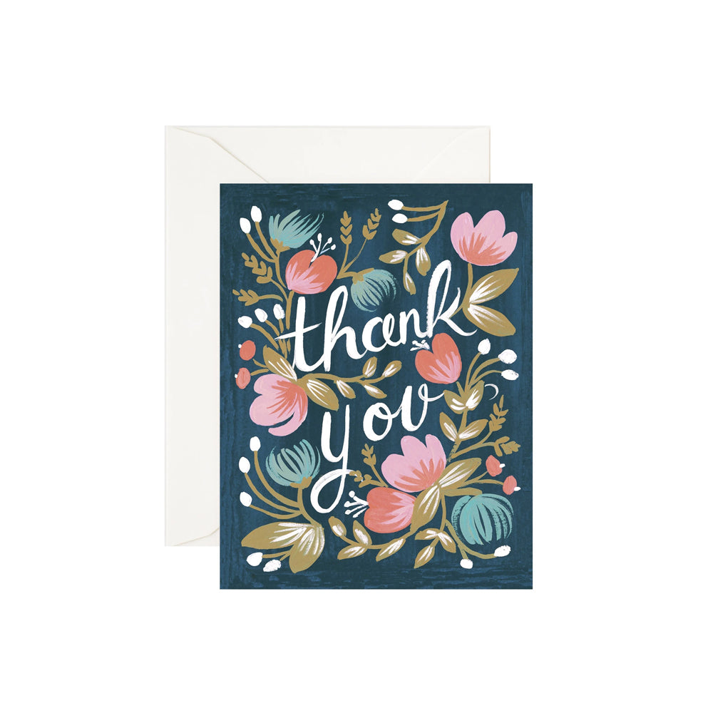Midnight Garden Thank You Cards Boxed Set of 8