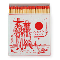Cowboy Perfect Match | Square Matchboxes - Stripes Fashion