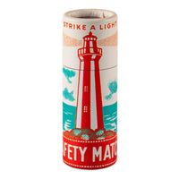 The Lighthouse | Small Cylinders - Safety Matches - Stripes Fashion