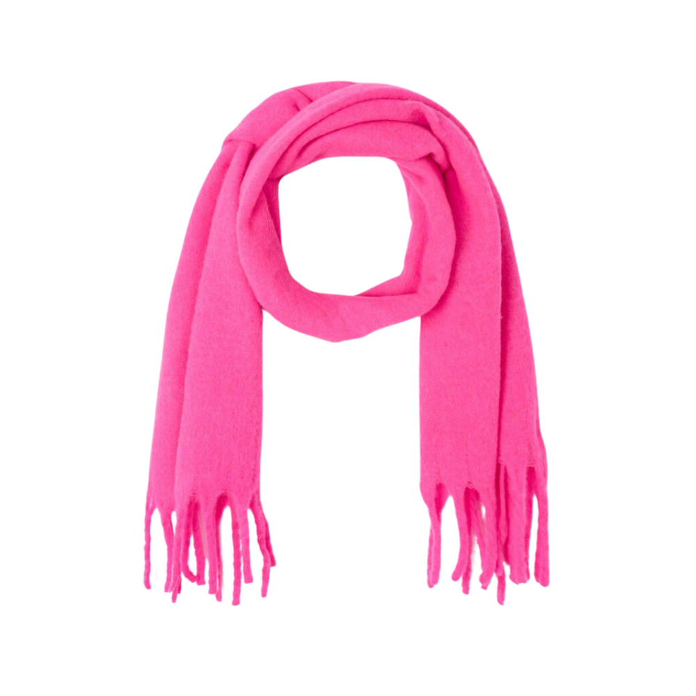 American Vintage Zinaco Scarf fluo pink new and online at Stripes Fashion