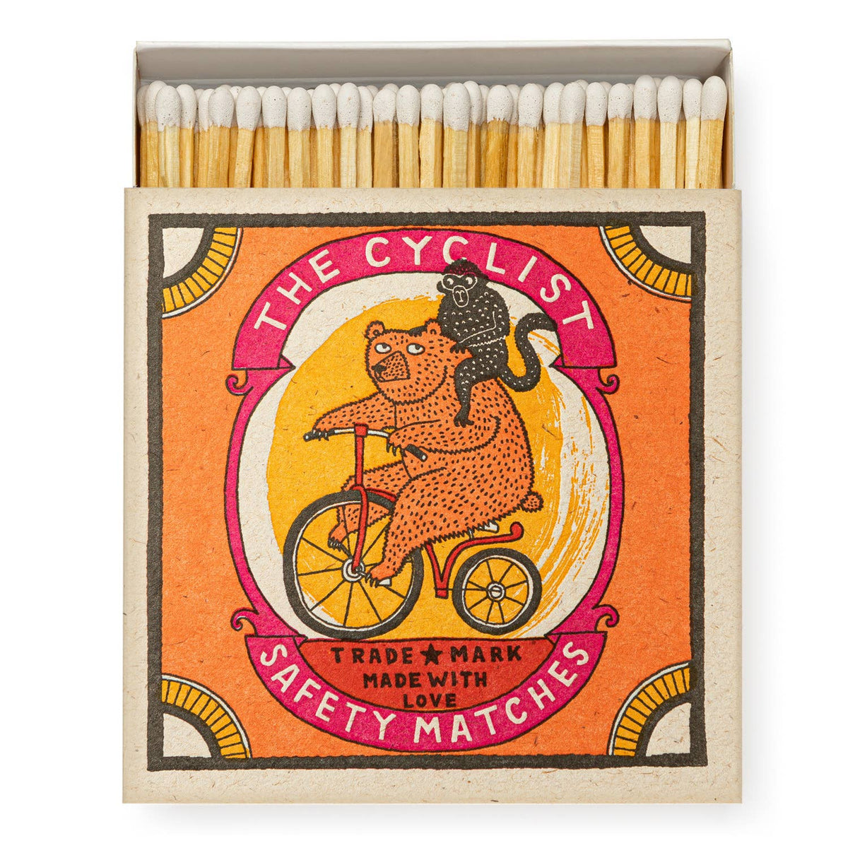 The Cyclist | Square Matchboxes - Stripes Fashion