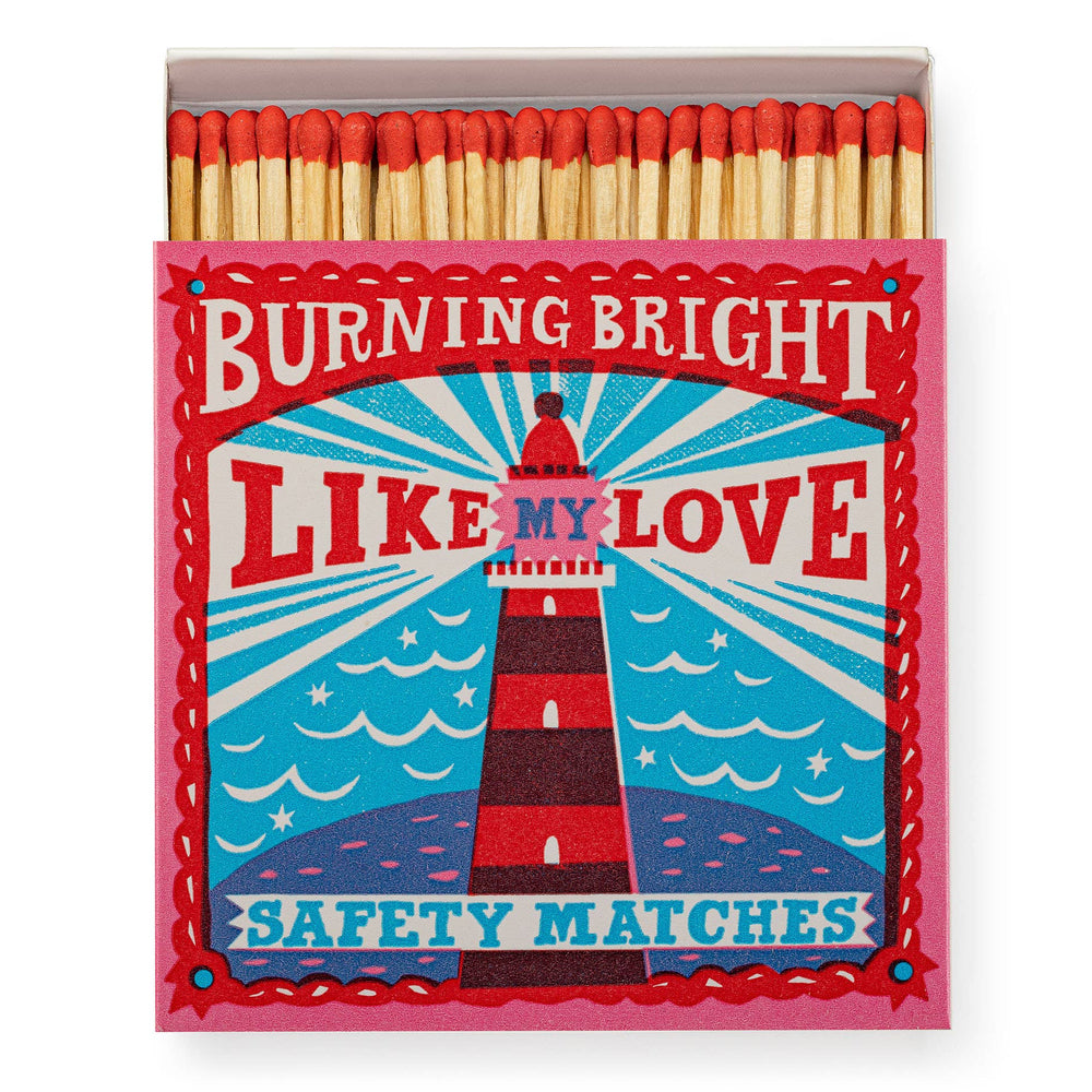 Burning Bright | Square Matchboxes - Stripes Fashion