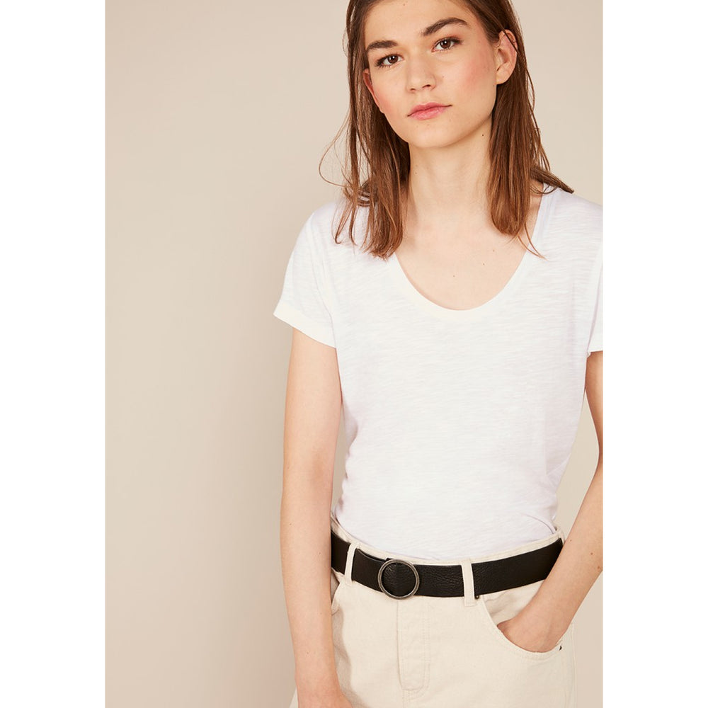 Jacksonville T-shirt White Jac48 American Vintage, - Stripes Fashion and Beauty