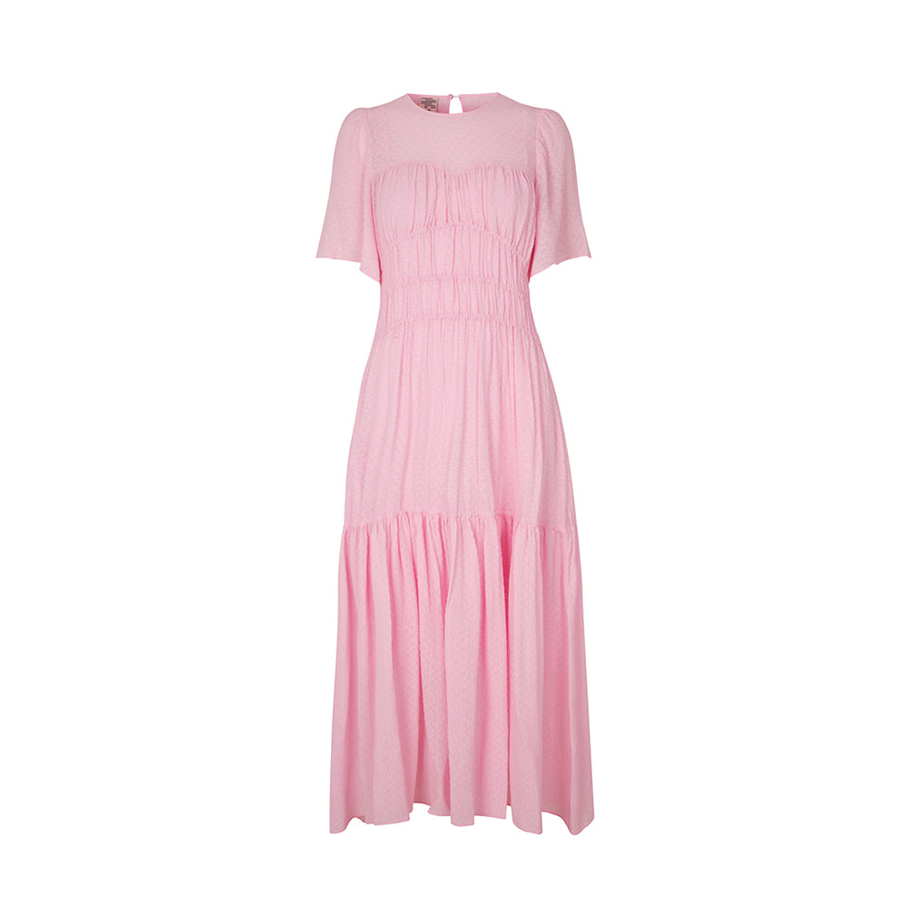 Baum und Pferdgarten UK Stockist Anissa Dress available to buy in parfait Pink