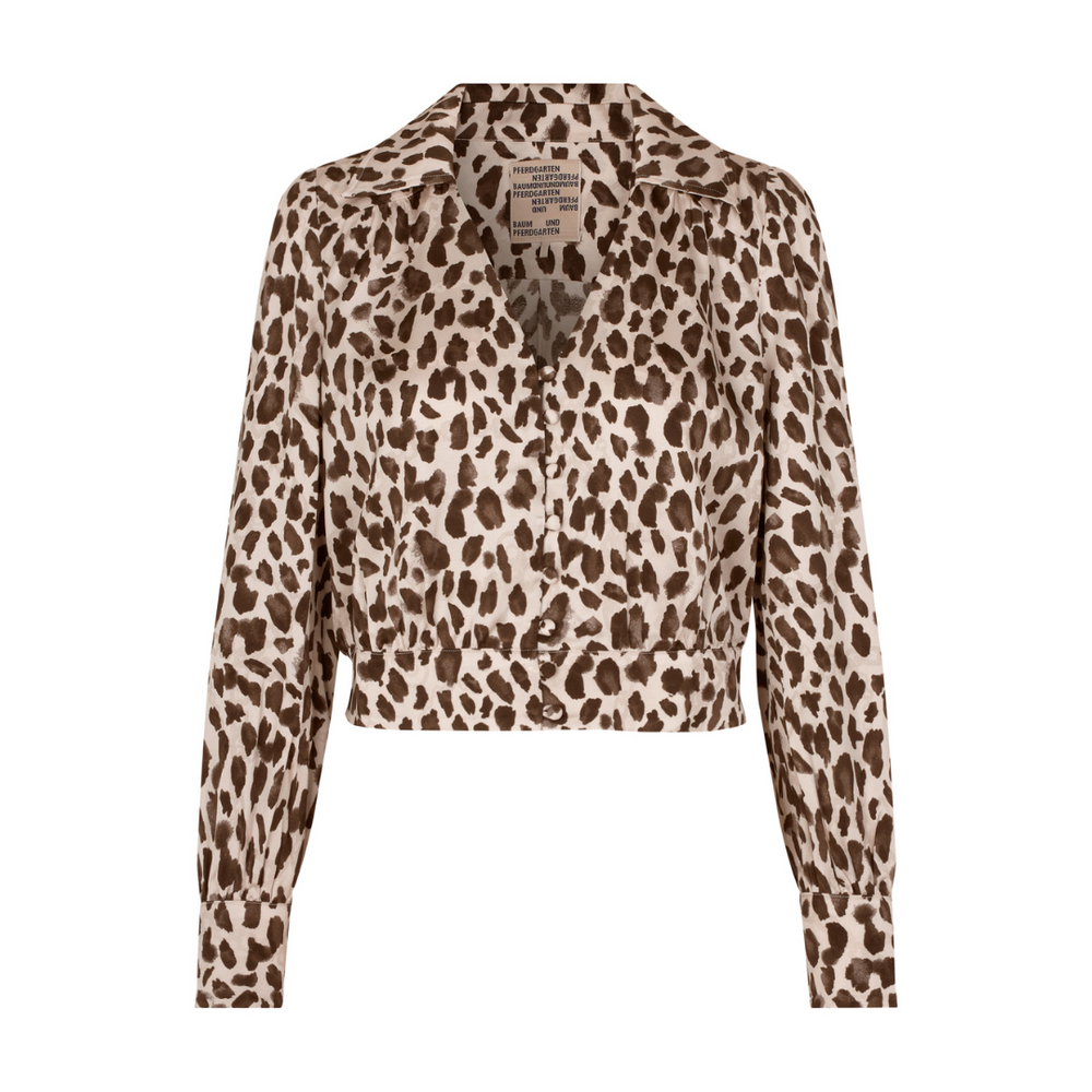 Click to buy the Baum und Pferdgarten Mallard Top in Leopard from Stripes in the UK