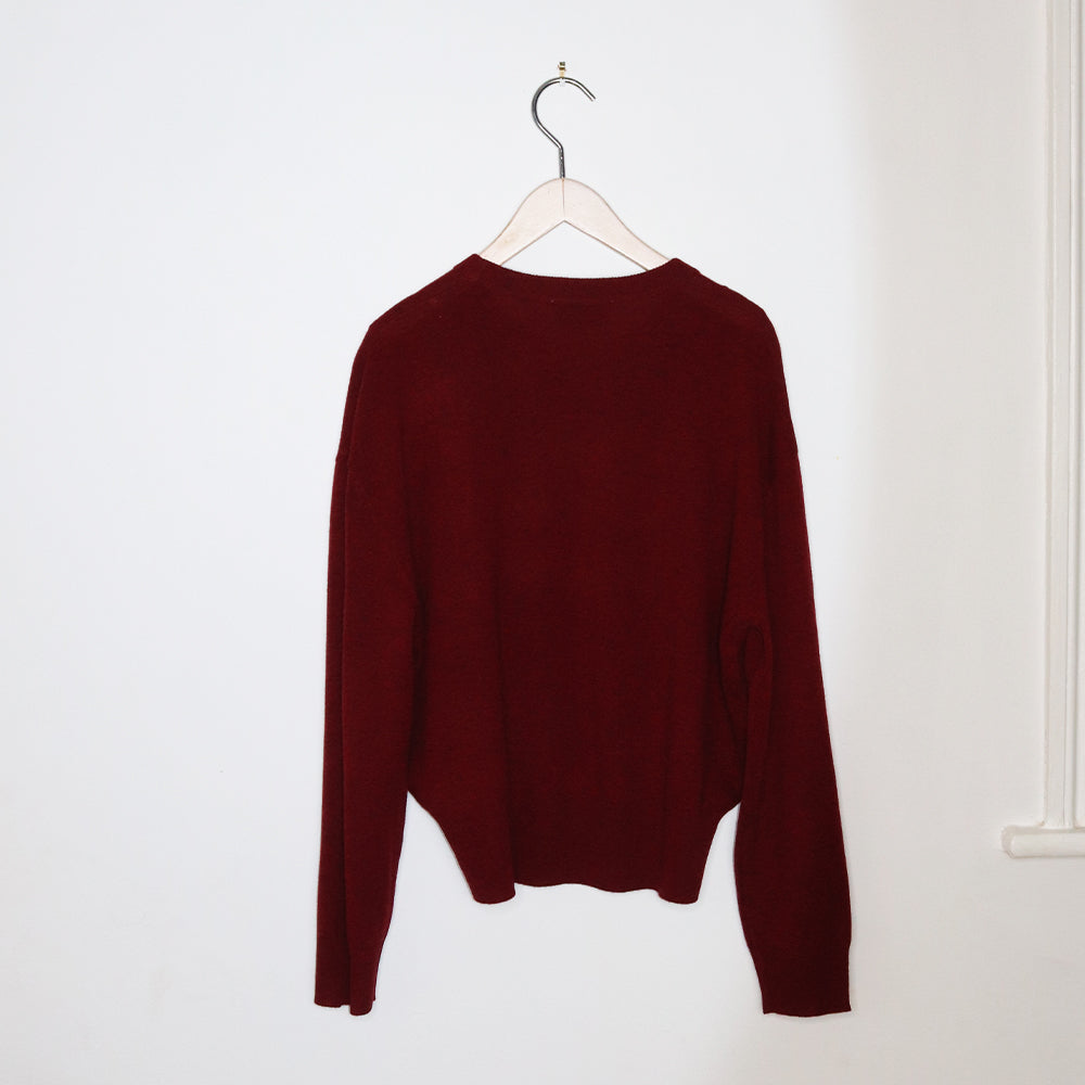 Arie Sweater Rosewood Wool/Cashmere