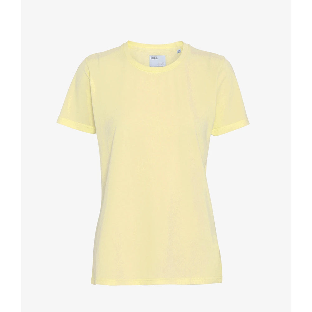 Light Organic T-Shirt Soft Yellow size L