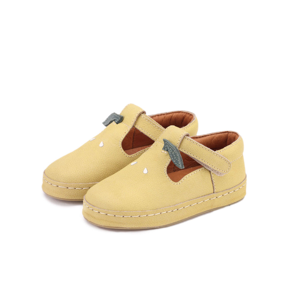 Donsje Bowi Child's Shoe Lemon leather UK – Stripes Fashion
