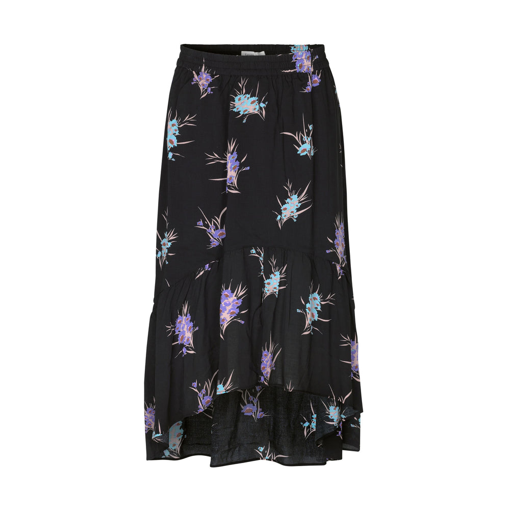 Levete Room Grita Skirt Black Floral Levete Room, - Stripes Fashion and Beauty