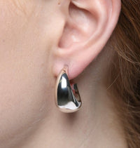 Bolded Earrings Silver
