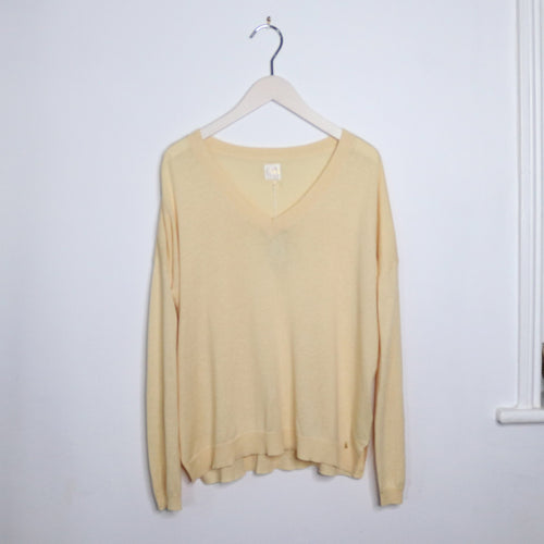 Arielle Jumper Lemon - Stripes Fashion