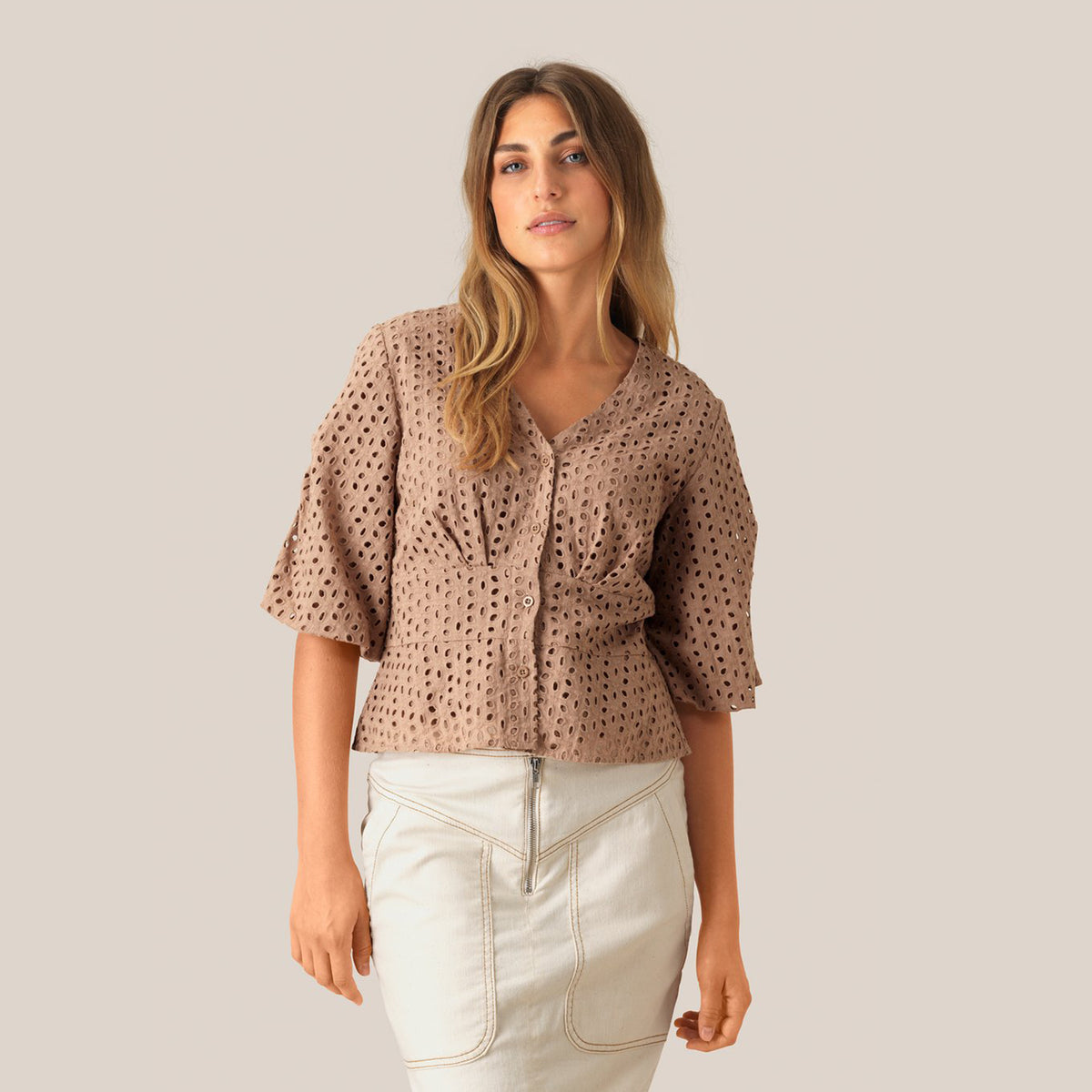 Milly Broderie blouse