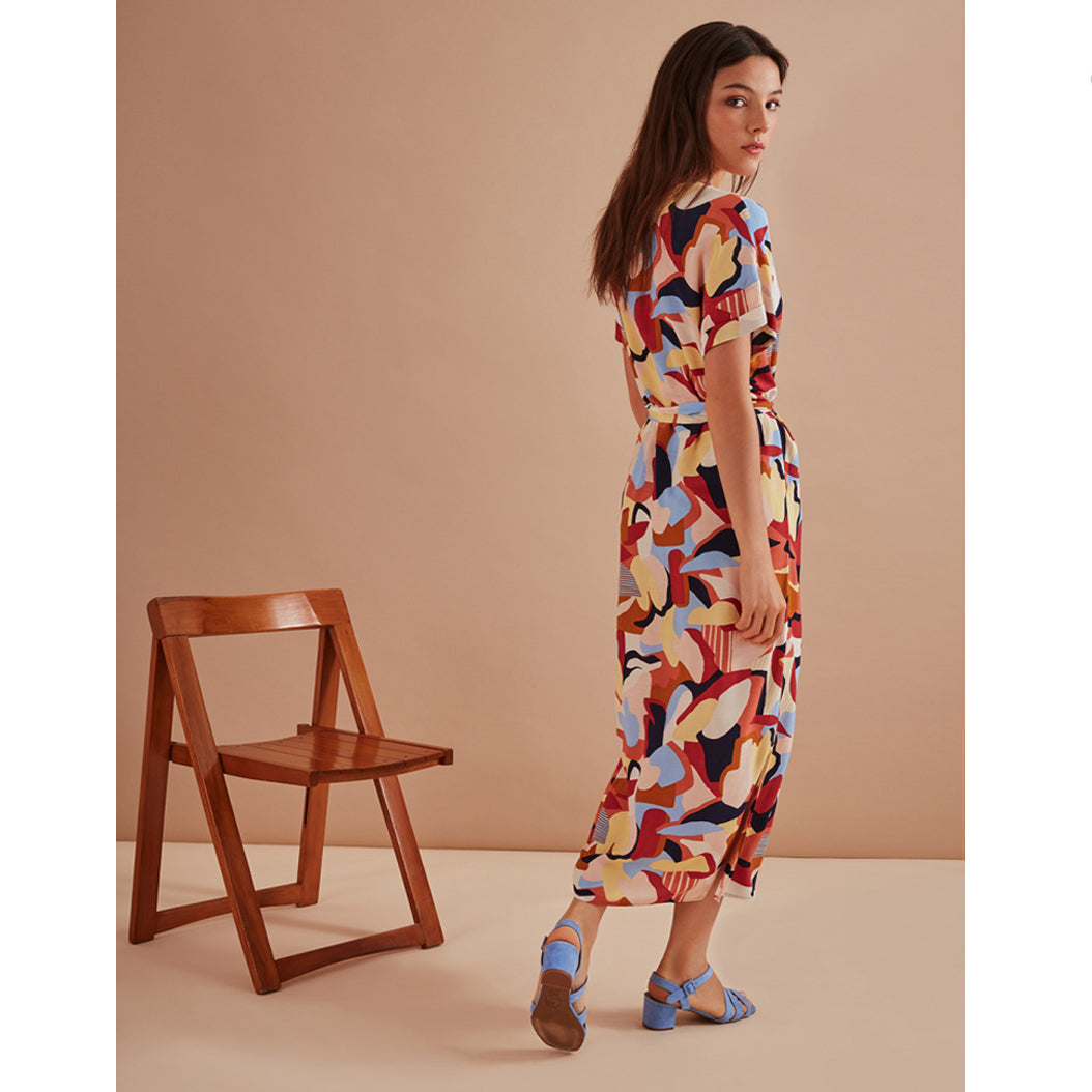 Tanao Dress Multicolour Des Petits Hauts, - Stripes Fashion and Beauty