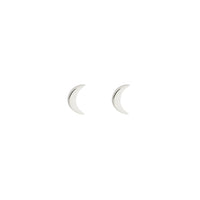 Sparkle Earrings Moon Silver